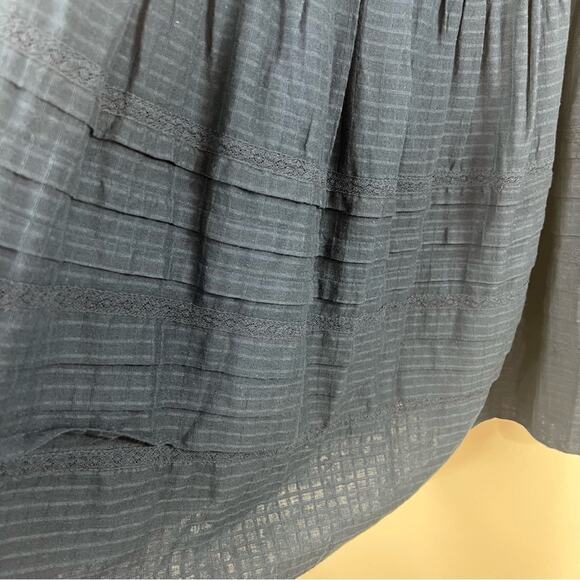 Free People Navy Off-Shoulder Mini Dress - Picture 5 of 14